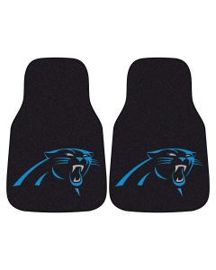 Fanmats ® - Pair of NFL Carolina Panthers Universal Carpet Front Floor Mats (5697)