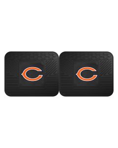 Fanmats ® - Pair of NFL Chicago Bears Universal Vinyl Utility Rear Floor Mats (12303)