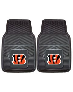 Fanmats ® - Pair of NFL Cincinnati Bengals Universal Vinyl Front Floor Mats (8891)