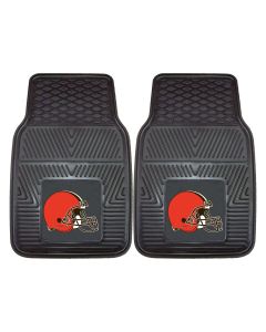 Fanmats ® - Pair of NFL Cleveland Browns Universal Vinyl Front Floor Mats (8893)