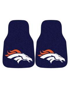 Fanmats ® - Pair of NFL Denver Broncos Universal Carpet Front Floor Mats (5717)