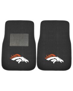 Fanmats ® - Pair of NFL Denver Broncos Universal Embroidered Front Floor Mats (10348)