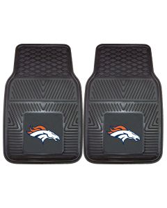 Fanmats ® - Pair of NFL Denver Broncos Universal Vinyl Front Floor Mats (8768)