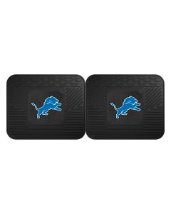Fanmats ® - Pair of NFL Detroit Lions Universal Vinyl Utility Rear Floor Mats (12355)