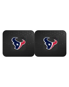 Fanmats ® - Pair of NFL Houston Texans Universal Vinyl Utility Rear Floor Mats (12363)