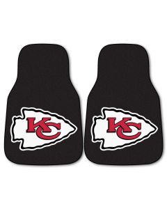 Fanmats ® - Pair of NFL Kansas City Chiefs Universal Carpet Front Floor Mats (5783)