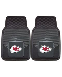 Fanmats ® - Pair of NFL Kansas City Chiefs Universal Vinyl Front Floor Mats (8899)