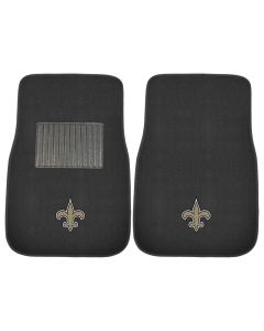 Fanmats ® - Pair of NFL New Orleans Saints Universal Embroidered Front Floor Mats (10349)