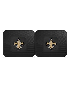 Fanmats ® - Pair of NFL New Orleans Saints Universal Vinyl Utility Rear Floor Mats (12307)