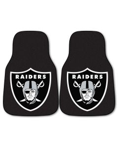 Fanmats ® - Pair of NFL Oakland Raiders Universal Carpet Front Floor Mats (5934)