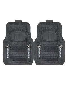 Fanmats ® - Pair of NFL Oakland Raiders Universal Deluxe Front Floor Mats (13492)