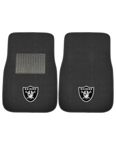 Fanmats ® - Pair of NFL Oakland Raiders Universal Embroidered Front Floor Mats (10345)