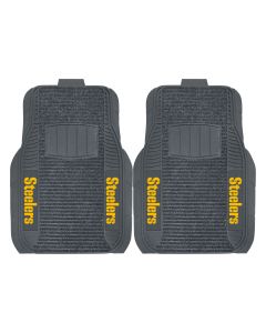 Fanmats ® - Pair of NFL Pittsburgh Steelers Universal Deluxe Front Floor Mats (17391)