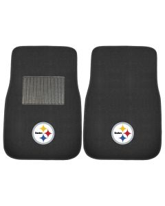 Fanmats ® - Pair of NFL Pittsburgh Steelers Universal Embroidered Front Floor Mats (10302)