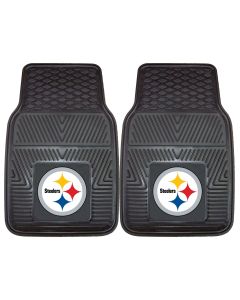 Fanmats ® - Pair of NFL Pittsburgh Steelers Universal Vinyl Front Floor Mats (8752)