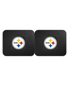 Fanmats ® - Pair of NFL Pittsburgh Steelers Universal Vinyl Utility Rear Floor Mats (12302)