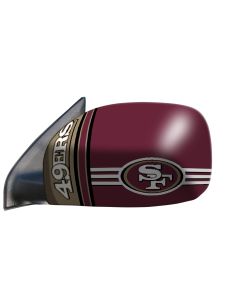 Fanmats NFL San Francisco 49ers Small Side Mirror Covers, Flat Image