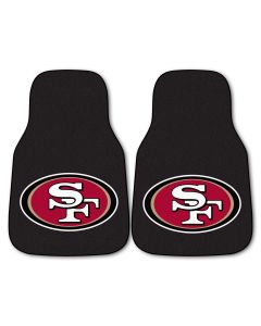 Fanmats ® - Pair of NFL San Francisco 49ers Universal Carpet Front Floor Mats (5833)