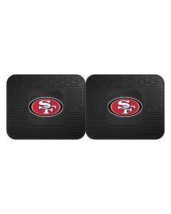 Fanmats ® - Pair of NFL San Francisco 49ers Universal Vinyl Utility Rear Floor Mats (12358)