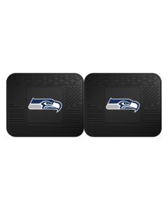 Fanmats ® - Pair of NFL Seattle Seahawks Universal Vinyl Utility Rear Floor Mats (12359)