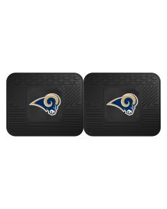 Fanmats ® - Pair of NFL St Louis Rams Universal Vinyl Utility Rear Floor Mats (12360)