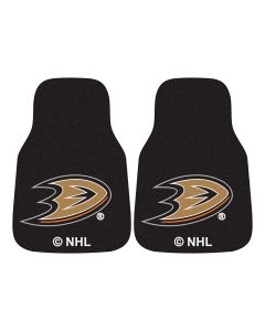 Fanmats ® - Pair of NHL Anaheim Ducks Universal Carpet Front Floor Mats (10628)