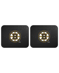Fanmats ® - Pair of NHL Boston Bruins Universal Vinyl Utility Rear Floor Mats (12407)