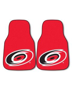 Fanmats ® - Pair of NHL Carolina Hurricanes Universal Carpet Front Floor Mats (10529)