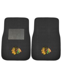 Fanmats ® - Pair of NHL Chicago Blackhawks Universal Embroidered Front Floor Mats (17090)