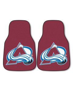 Fanmats ® - Pair of NHL Colorado Avalanche Universal Carpet Front Floor Mats (10617)