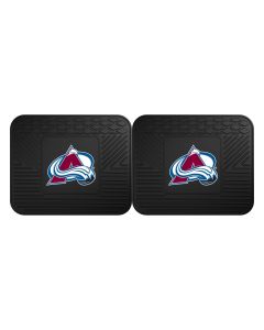 Fanmats ® - Pair of NHL Colorado Avalanche Universal Vinyl Utility Rear Floor Mats (12418)