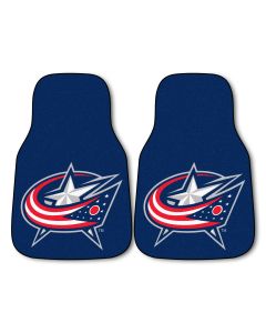 Fanmats ® - Pair of NHL Columbus Blue Jackets Universal Carpet Front Floor Mats (10573)