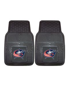 Fanmats ® - Pair of NHL Columbus Blue Jackets Universal Vinyl Front Floor Mats (10574)