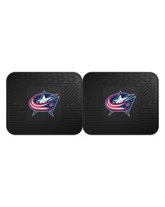 Fanmats ® - Pair of NHL Columbus Blue Jackets Universal Vinyl Utility Rear Floor Mats (12414)