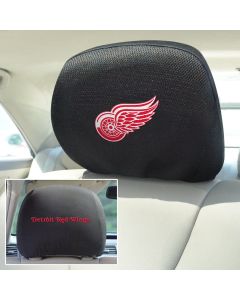 Fanmats ® - Pair of NHL Detroit Red Wings Universal Headrest Covers (14781)