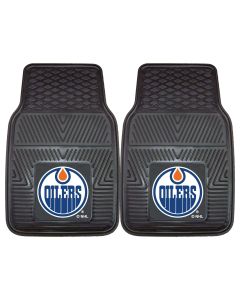 Fanmats ® - Pair of NHL Edmonton Oilers Universal Vinyl Front Floor Mats (10389)