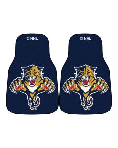 Fanmats ® - Pair of NHL Florida Panthers Universal Carpet Front Floor Mats (10540)
