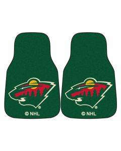 Fanmats ® - Pair of NHL Minnesota Wild Universal Carpet Front Floor Mats (10397)
