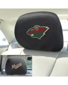 Fanmats ® - Pair of NHL Minnesota Wild Universal Headrest Covers (17180)