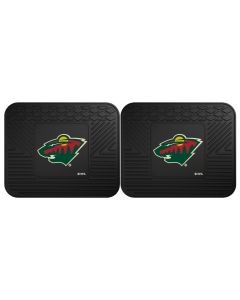 Fanmats ® - Pair of NHL Minnesota Wild Universal Vinyl Utility Rear Floor Mats (12397)