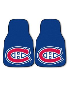 Fanmats ® - Pair of NHL Montreal Canadiens Universal Carpet Front Floor Mats (10406)