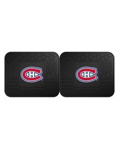Fanmats ® - Pair of NHL Montreal Canadiens Universal Vinyl Utility Rear Floor Mats (12398)