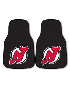 Fanmats ® - Pair of NHL New Jersey Devils Universal Carpet Front Floor Mats (10417)