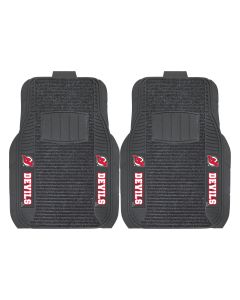 Fanmats ® - Pair of NHL New Jersey Devils Universal Deluxe Front Floor Mats (13863)