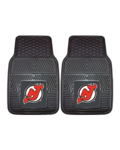Fanmats ® - Pair of NHL New Jersey Devils Universal Vinyl Front Floor Mats (10418)