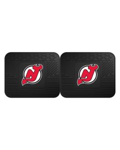 Fanmats ® - Pair of NHL New Jersey Devils Universal Vinyl Utility Rear Floor Mats (12399)