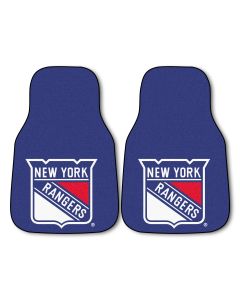 Fanmats ® - Pair of NHL New York Rangers Universal Carpet Front Floor Mats (10473)