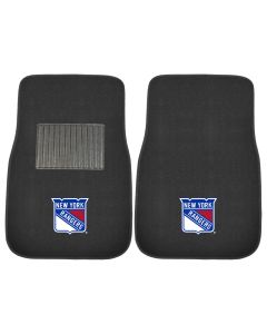 Fanmats ® - Pair of NHL New York Rangers Universal Embroidered Front Floor Mats (17174)