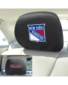 Fanmats ® - Pair of NHL New York Rangers Universal Headrest Covers (17172)