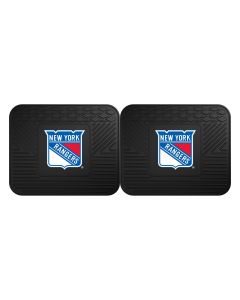 Fanmats ® - Pair of NHL New York Rangers Universal Vinyl Utility Rear Floor Mats (12405)